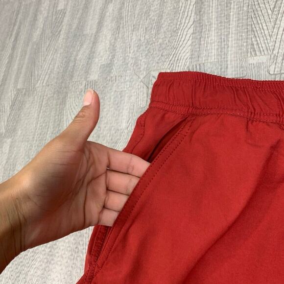 Toes on the Nose Shorts Mens M Medium Cardinal Red Beach Volley Inner Lined - Picture 3 of 11